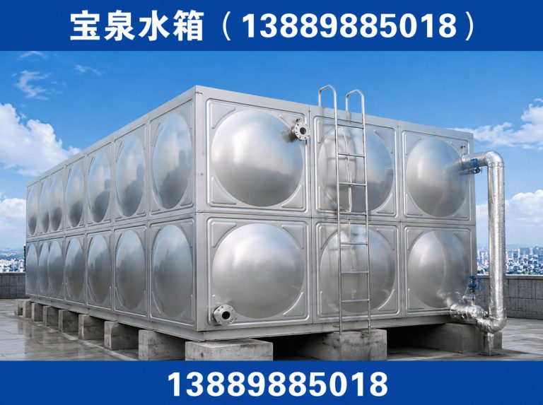 康平县组合式不锈钢水箱展示图